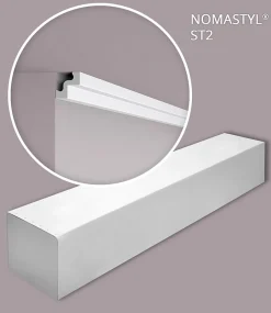 Corniche NMC ST2-box NOMASTYL 1 carton 68 pièces Moulure décorative-Noel & Marquet Hot