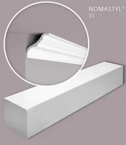 Corniche NMC TI-box-10 NOMASTYL 1 carton 10 pièces Moulure décorative-Noel & Marquet