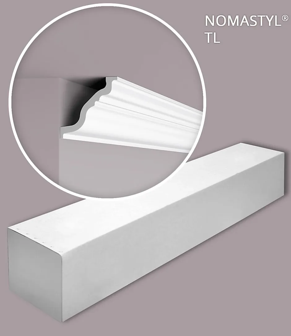Corniche NMC TL-box NOMASTYL 1 carton 18 pièces Moulure décorative-Noel & Marquet