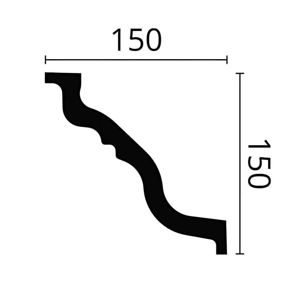 Corniche NMC TL-box NOMASTYL 1 carton 18 pièces Moulure décorative-Noel & Marquet