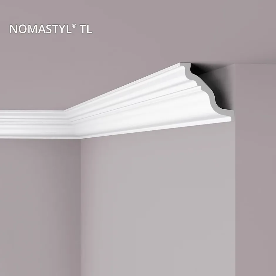 Corniche NMC TL-box NOMASTYL 1 carton 18 pièces Moulure décorative-Noel & Marquet