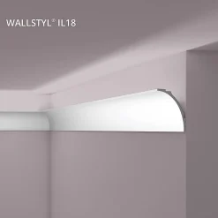 Noel & Marquet Corniche NMC WALLSTYL IL18 Moulure décorative Moulure en stuc Éclairage indirect