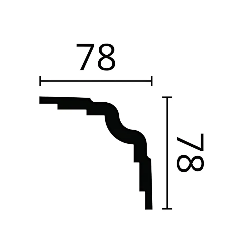 Corniche NMC WALLSTYL WT25 Moulure décorative Corniche de plafond-Noel & Marquet