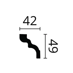 Corniche NMC WALLSTYL WT9 Moulure décorative Corniche de plafond-Noel & Marquet Best