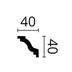 Noel & Marquet Corniche NMC WALLSTYL WT6 Moulure décorative Corniche de plafond