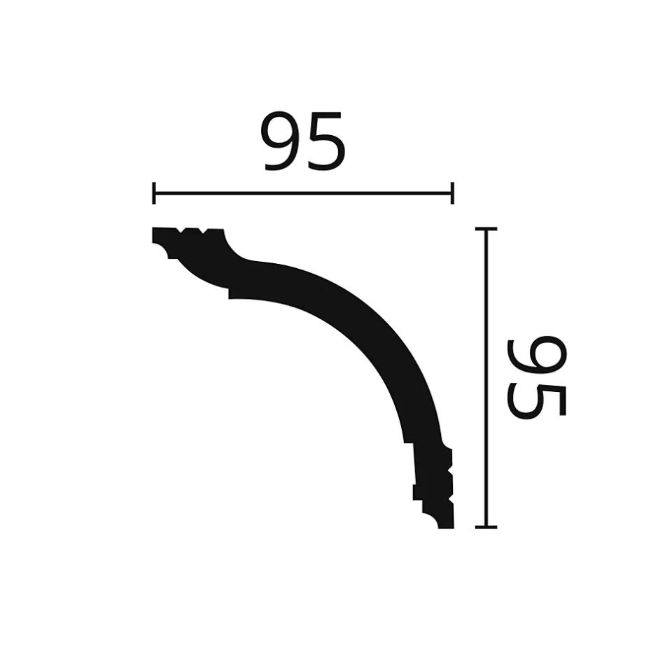 Noel & Marquet Corniche NMC WALLSTYL WT17 Noel Marquet Moulure de plafond 2 m