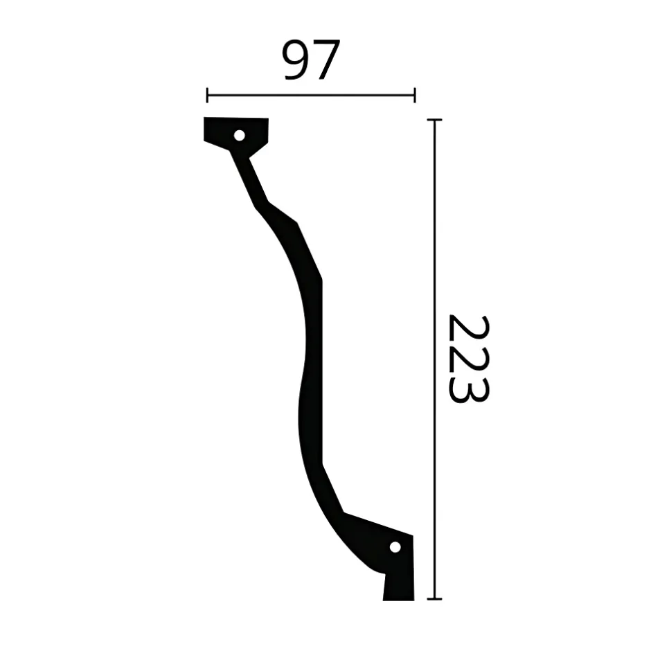 Noel & Marquet Corniche NMC Z7-box ARSTYL 1 carton 6 pièces Moulure décorative