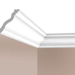 Cimaises Et Plus Corniche Plafond C19 - 7x6x200cm (h x p x L) - moulure décorative polymère