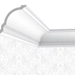 Cimaises Et Plus Corniche plafond C06 - 12x12x200cm (h x p x L) - moulure décorative polyuréthane