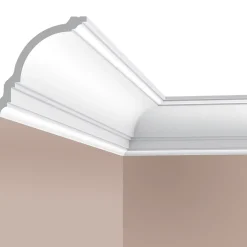 Cimaises Et Plus Corniche plafond C06 - 12x12x200cm (h x p x L) - moulure décorative polyuréthane