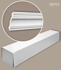 Profhome Corniche 150113 1 carton 16 pièces Moulure décorative