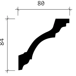 Profhome Corniche 150113 1 carton 16 pièces Moulure décorative