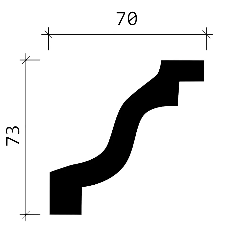 Corniche 150143 Moulure décorative-Profhome Best