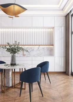 Profhome Corniche 150710 Moulure de plafond Corniche pour éclairage indirect 2 m