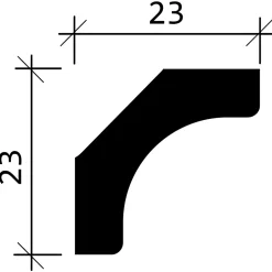Profhome Corniche 650154 Moulure décorative
