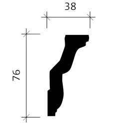 Profhome Corniche 150112 Moulure décorative