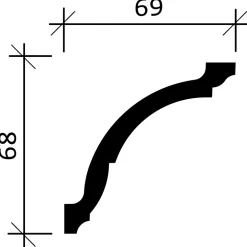 Corniche 650101 Moulure décorative-Profhome Clearance