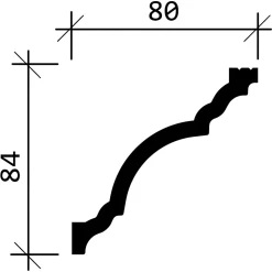 Corniche 650113 Moulure décorative-Profhome Clearance