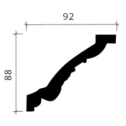 Profhome Corniche 150198F Moulure décorative flexible