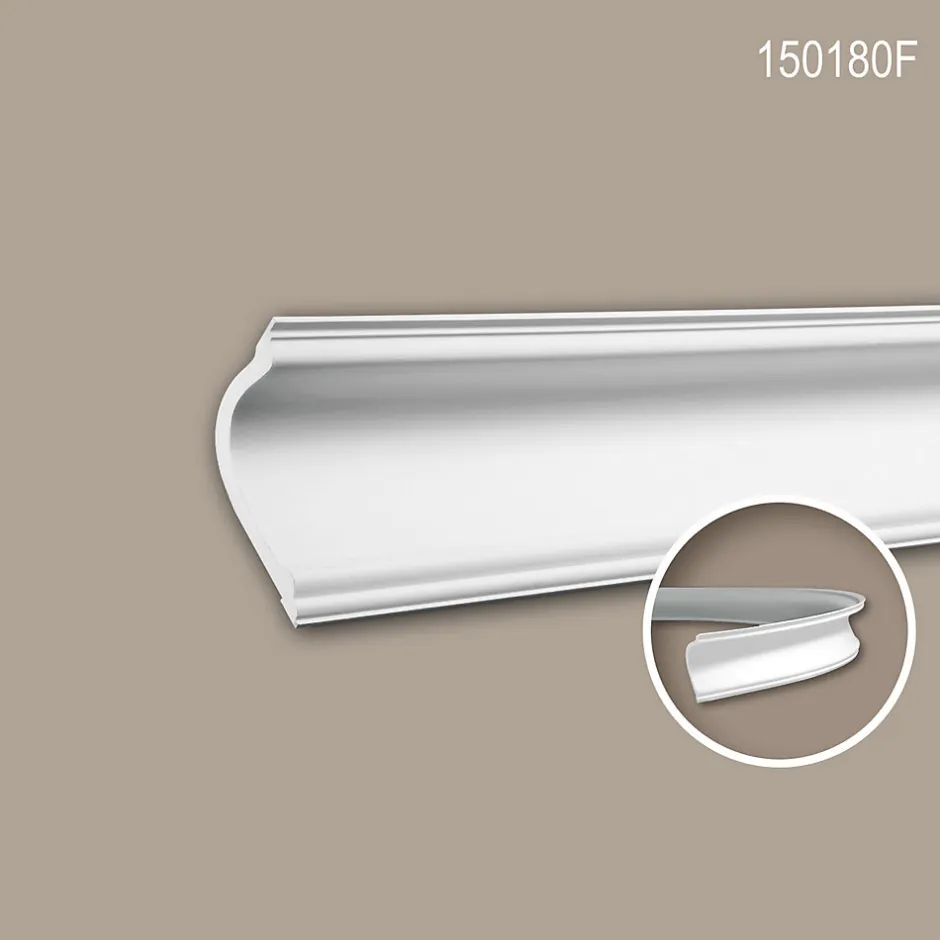 Profhome Corniche 150180F Moulure décorative flexible