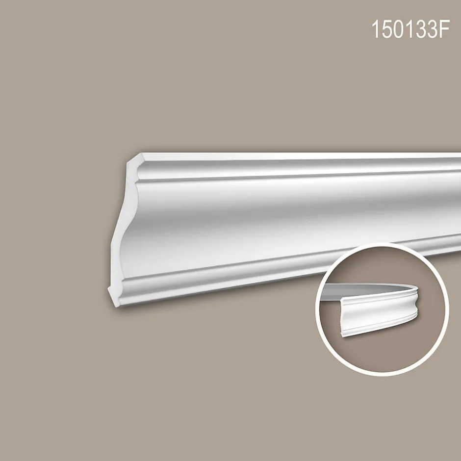 Profhome Corniche 150133F Moulure décorative flexible