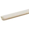 Corniche rabotée lisse blanc 250 x 17 cm- Sale