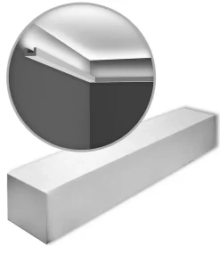 Orac Decor Corniches CX190-box AXXENT U-PROFILE 1 carton 4 pièces Moulures décoratives