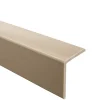 Corniere PVC 27x27mm - Profil d angle souple de protection, 90 cm, beige-Quest Hot