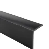 Corniere PVC 50x50mm - Profil d angle souple de protection, 110 cm, noir-Quest Best