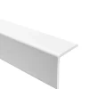 Corniere PVC 35x35mm - Profil d angle souple de protection, 70 cm, blanc-Quest Best