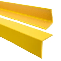 Quest Corniere PVC 35x35mm , Profile d angle autocollant, Protection murale, 70 cm, jaune