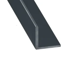 Cornière égale aluminium anthracite 20 x 20 mm, L. 2,5 m-CQFD Best
