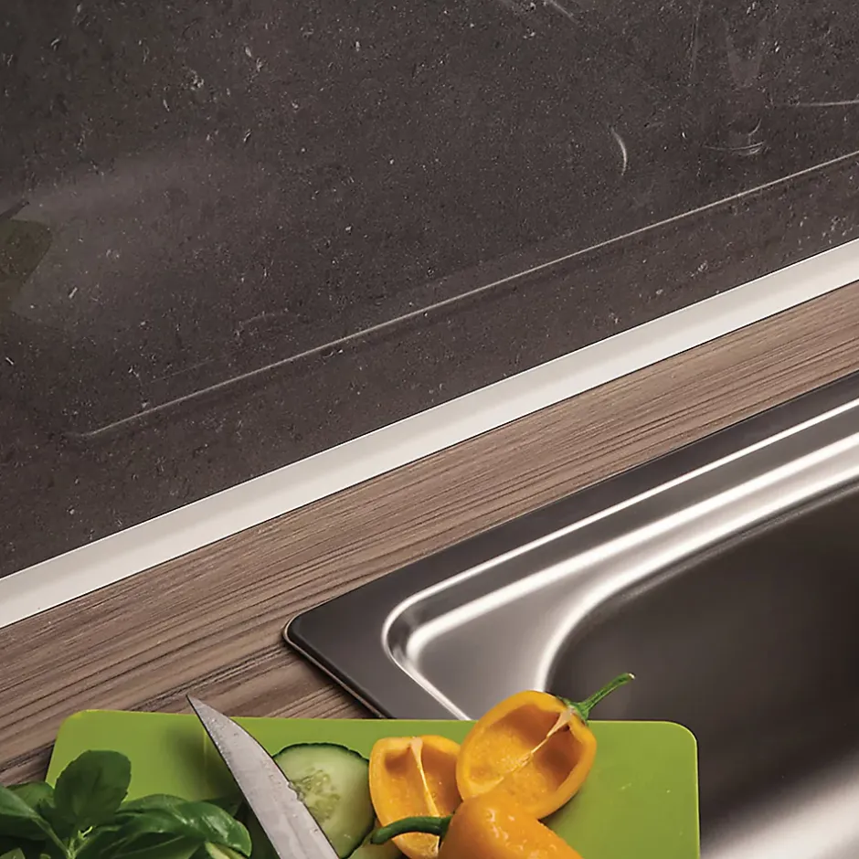 Cornière pvc blanc 15 x 15 mm L.2,4 m