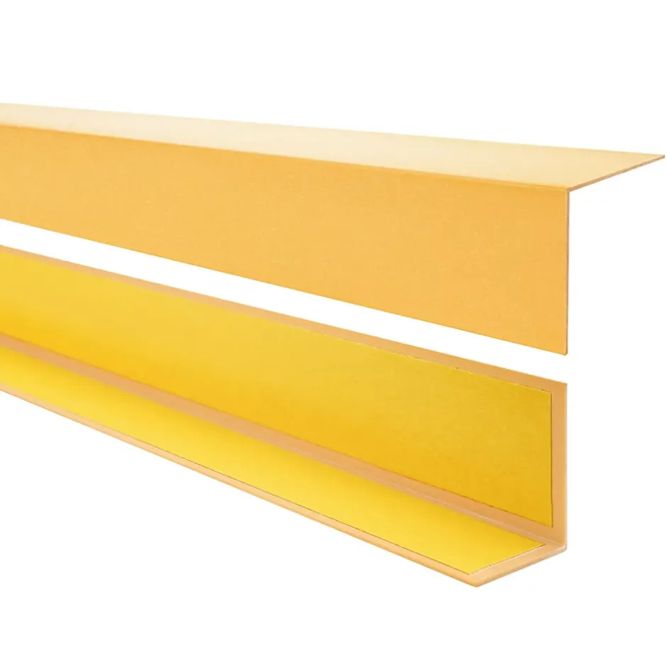 Quest Cornière PVC 30x30mm , Autocollante, Protection coins et arêtes, 200 cm, or