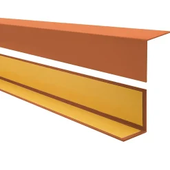 Cornière PVC 15x15mm , Autocollante, Protection coins et arêtes, 150 cm, brique-Quest New