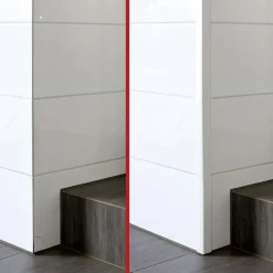 Cornière PVC 15x15mm , Autocollante, Protection coins et arêtes, 150 cm, brique-Quest New