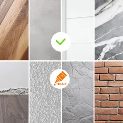 Quest Cornière PVC 15x15mm , Autocollante, Protection coins et arêtes, 150 cm, bordeaux