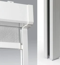 Coulisse pour store extérieur blanc 195 cm-Protecta Discount