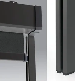 Protecta Coulisse pour store extérieur anthracite 195 cm