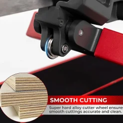 Giantex Coupe carrelage Manuel 1200mm, avec Lame en Carbure de Tungstène, avec Guide Coulissant et Échelle Amovible, 143 x 23 x 23 cm