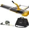 Vito Coupe-carrelage Manuel 3,5 à 80 cm + Mètre 3m + Sacoche à outils