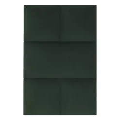 Coussin mural velours vert sapin - 60 x 30-Decoon Online