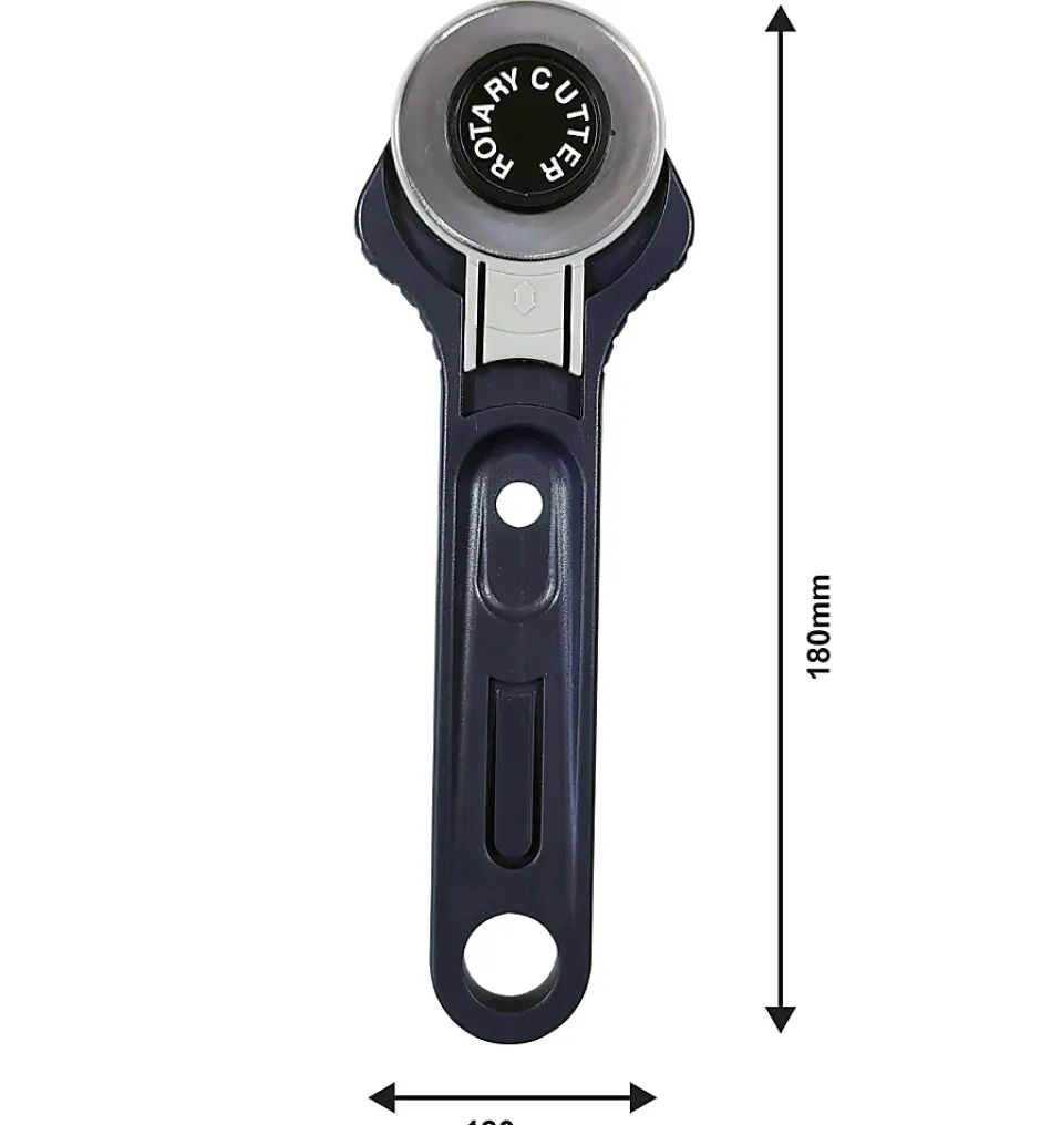 Couteau à lame circulaire pour papier peint 18cm-GoodHome Discount