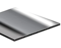 Sedpa France Crédence réversible miroir / aluminium brut 1 x 0.50 m ép. 3 mm