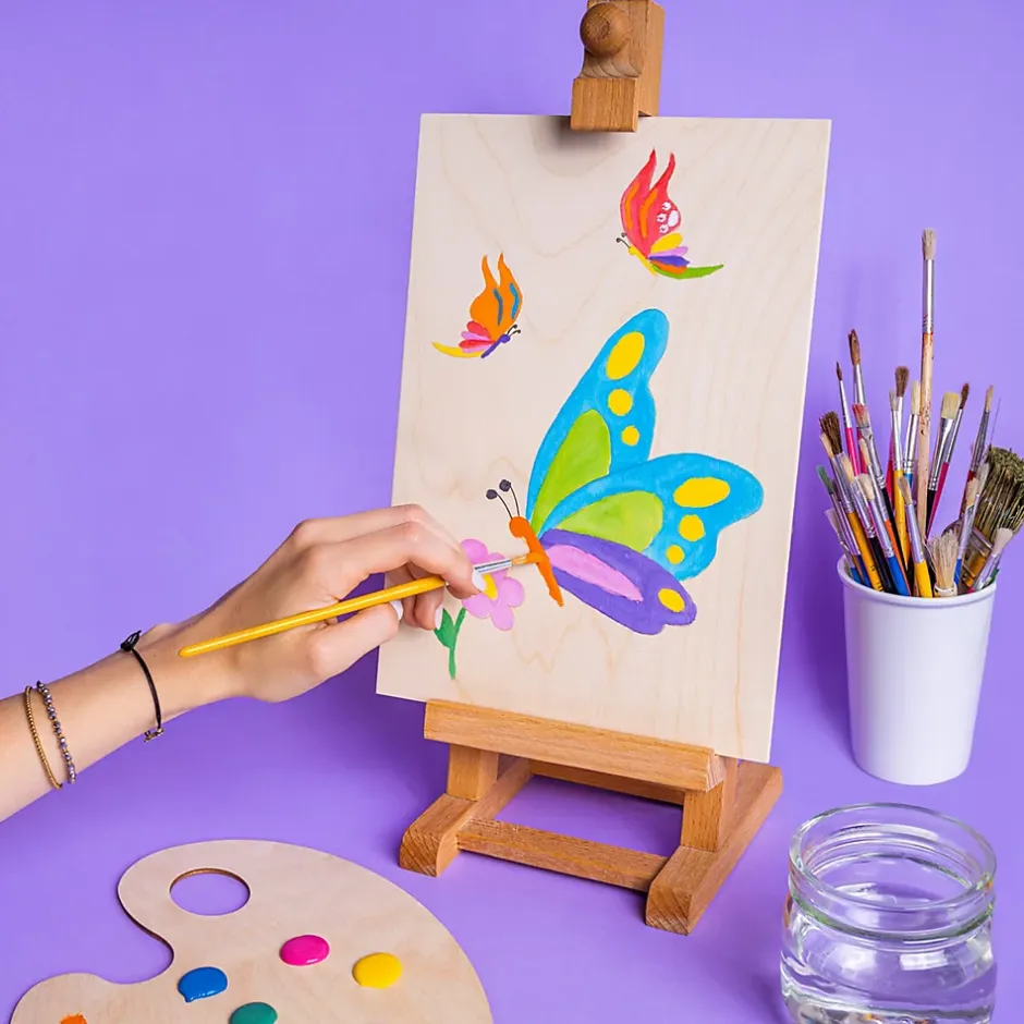 10 x A6 Contreplaqué 148 x 105 x 3mm (+/-0,5mm) - Bois Brut Bouleau - Panneau Découpe Laser - Pyrogravure Gravure-Creative Deco Hot