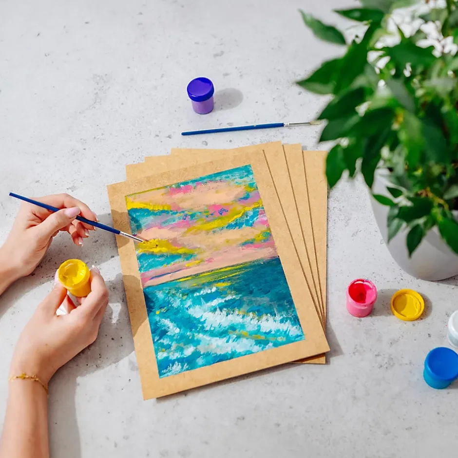 10 x A4 Panneau MDF 300 x 210 x 2 mm - Feuille Planche Bois Brut - Découpe Laser, Gravure, Maquette, Pyrogravure-Creative Deco Online