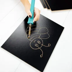 10 x A4 Panneau MDF Noir 300 x 210 x 3 mm - Planche Bois Brut - Idéal Bricolage, Découpe Laser, Gravure, Pyrogravure-Creative Deco New