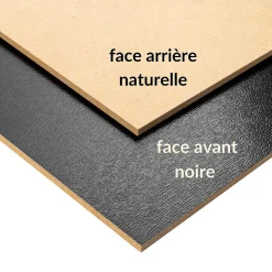 10 x Panneau MDF Noir 600 x 400 x 3 mm - Planche Bois Brut - Idéal Bricolage, Découpe Laser, Gravure, Pyrogravure-Creative Deco Clearance