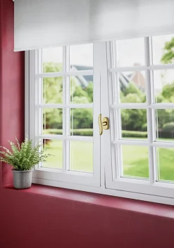 Crémone de fenêtre Armel aluminium doré brillant L.11cm-GoodHome Sale