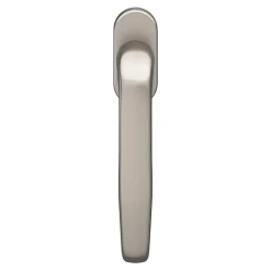 GoodHome Crémone de fenêtre Govlin aluminium gris chromé L.13cm